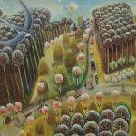 The monastery forest reserve - oil on canvas - 60/80 cm