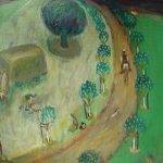 Road - oil on canvas - 50/41 cm
