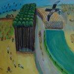 Excitement time - oil on canvas - 46/55 cm