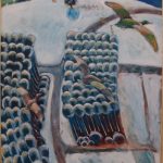 Severe winter - oil on canvas - 100/73 cm