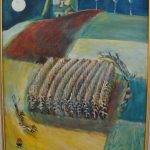 Summer night - oil on canvas - 59/49 cm