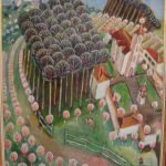 Spring around the monastery - oil on canvas - 81/65 cm